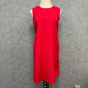 Draper's & Damon's Red Sleeveless Career Dress Petite Extra Large PXL